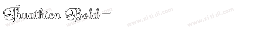 Thuathien Bold字体转换